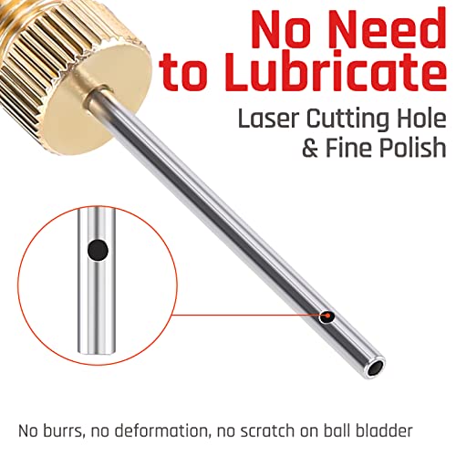 ETENWOLF Brass Ball Pump Needles with Storage Case