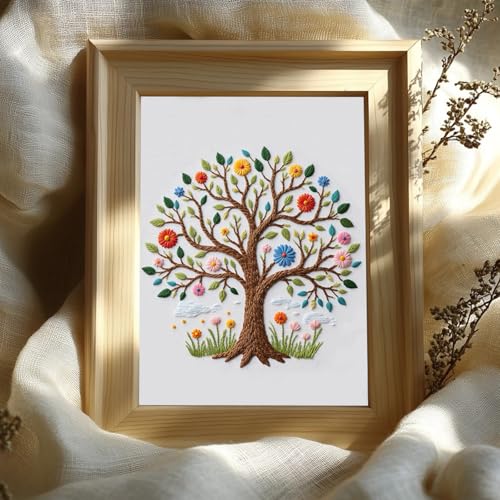 COCOMOX Embroidery Kit for Beginners, Cross Stitch Kits - color: BBT pattern