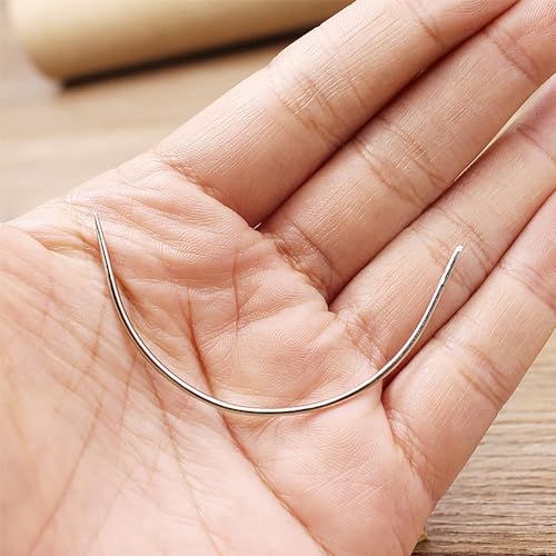 SaiDian 8Pcs Curved Needles 2" 2.5" 3" 3.5" for Carpet Canvas Seat Repair