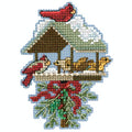 Winter Feast Beaded Counted Cross Stitch Ornament Kit Mill Hill 2020 Winter Holiday MH182032