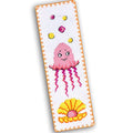 Povitrulya Counted Cross Stitch Kit 'Jellyfish' - DIY Embroidery Bookmark Under the Sea - color: JellyFish