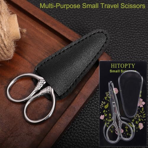 Small Precision Scissors, 3.5in Beauty Grooming Kit - color: Stainless Steel Color