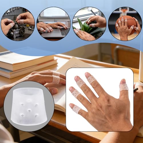 Silicone Finger Callus Protectors, Anti-Skin Picking Prevention Finger Cot
