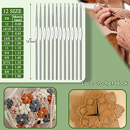 Coopay Upgraded Crochet Kit for Beginners, All-in-One Crochet Kits (63Pcs) - color: Cactus - Hanging Bag