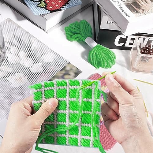 20 Pieces 7 Count Plastic Canvas Sheets, 10.2x13in Plastic Mesh Sheet - size: 10.2x13-20pcs