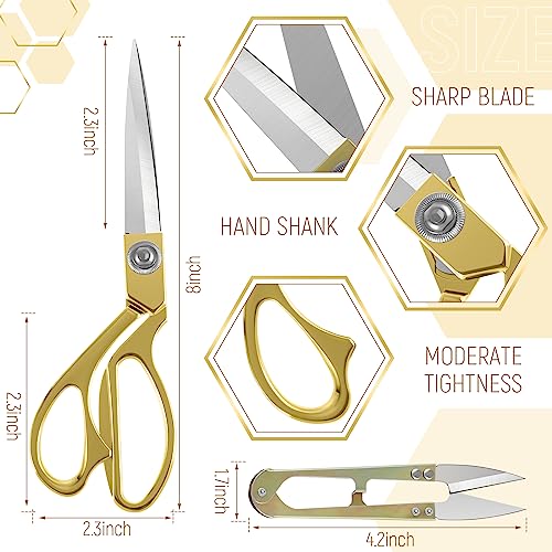 Therwen 4 Pcs Vintage European Embroidery Scissors