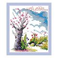 Howie's Needlepoint 14CT Pre-Printed Cross Stitch Kits,Embroidery Patterns Starter Kits,Needlepoint Kits - Winter - color: Winter
