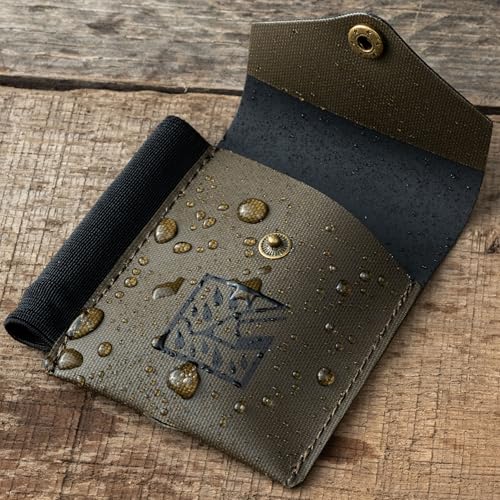 Rite in the Rain Monsoon On-the-Go Wallet, 3 3/8” x 3 ¾”, TPU fabric, Pen Holder (No. C971) - style: Wallet Only