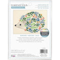 Dimensions 71-06262 Hedgehog Embroidery Needlepoint Kit for Beginners with Printed Fabric, 7" x 5", Multicolor, 4 Pieces - style: Hedgehog