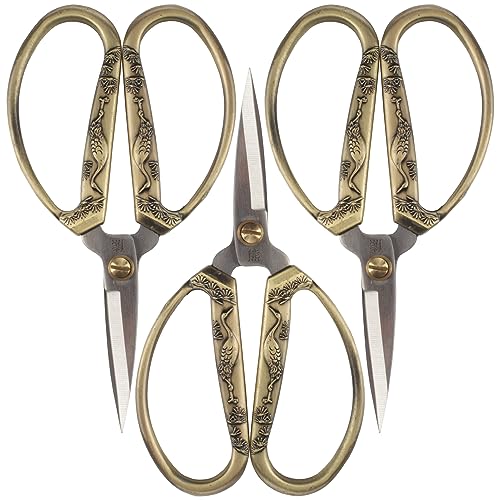 JubileeYarn Crane Motif Large Embroidery Craft Units - Bronze - 3 Units - color: Crane Motif Embroidery - Bronze, size: 3 Units