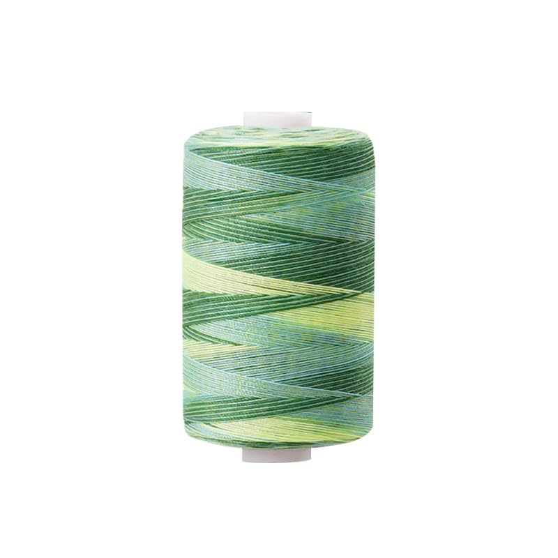 1000 Yard Multicolor Gradient Sewing Thread Colorful Embroidery Thread DIY Craft Spools Garment Accessory - style: #12