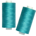 All Purpose Polyester Sewing Thread-2 Spools for Hand and Machine Sewing(Blue Spruce) - color: Blue Spruce