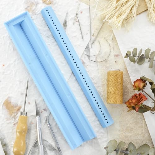 Signature Punching Tools for Bookbinding for DIY Notebook, Journals - color: Blue