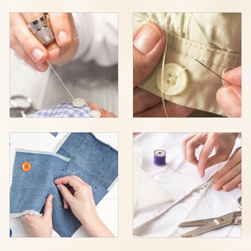 Sewing Kit 67Pcs Embroidery Set with 18 Color Threads in Black Storage Bag Portable Travel Sewing Supplies with Needles Scissors Seam Ripper - color: 67pcs
