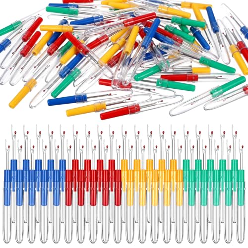 200 Pcs Colorful Seam Rippers Thread Remover, Small Seam Ripper Tool Bulk for Sewing, Handy Sewing Seams Ripper for Opening Removing Seams and Hems DIY Craft, 4 Colors