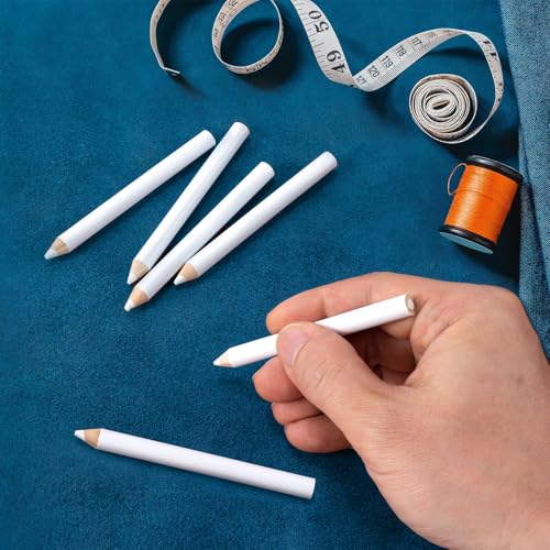 7PCS Fabric Pencils for Sewing, White, 8.75 cm - color: White-7pcs