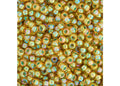 Miyuki Seed Bead 11/0 APX.22g - Lt.Topaz PaleBlue Lined Luster Japanese Glass Seed Beads - color: Lt.Topaz PaleBlue Lined Luster