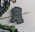 Goji-Kun Magnetic Needle Minder, Cross Stitch Embroidery Accessory, Decorative Needlework Tool