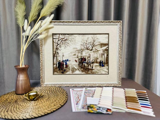 RIOLIS 1400 Old Street Counted Cross Stitch Kit 15.75 x 11.81 in