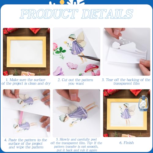 Winter Christmas Rub on Transfers for Crafts - Wxiben 12 Sheets Snowman Snowflake Rub on Transfers for Furniture Blue Xmas Gnome Rub on Transfer Decal Stickers for Wood DIY Craft Office Home Decor - style: Winter Christmas