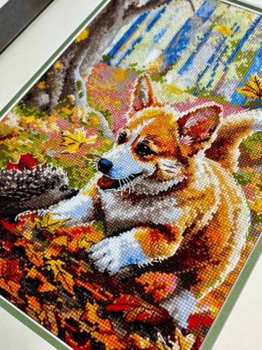 RIOLIS 2303 Meeting in the Forest Counted Cross Stitch Kit 8.25 x 11.75 in - style: Meeting in the Forest 2303