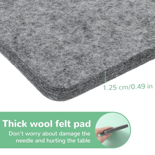 Aeaocvo Needle Felting Pad, 4×6 in Needle Felting Mat, Gray Sponge Pad for Any Wool Felt Supplies - size: 4×6 inch