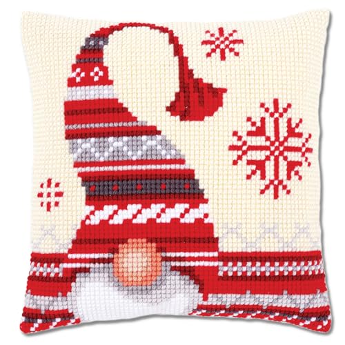 Vervaco Cross Stitch Cushion Kit Christmas Elf 16" x 16" - color: N\a