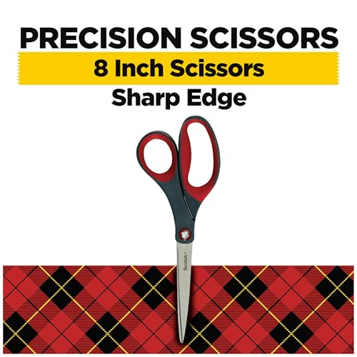 Scotch 8" Precision Scissors Great for Everyday Use - size: 8-Inches