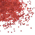 8/0 3mm Tiny Red Silver Lined Glass Seed Beads for Jewelry Making Japanese Round rocailles DIY Craft Approx.1800Pcs - color: Red Silverlined, size: 3mm 8/0