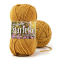 Mary Maxim Starlette Yarn, Soft Acrylic Yarn, 3.5 OZ, 180 Yards, Gold - color: Gold