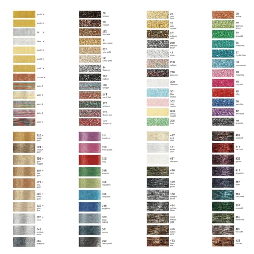 Madeira 9842442 Metallic Nylon/Polyester Embroidery Thread, 40wt/220 yd - color: #442 Silver