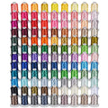 Simthread Embroidery Thread 800 Yards Snap Spools 108 Madeira Colors, Compatible with Brother Babylock Janome Singer Husqvarna Embroidery and Sewing Machine - color: Simthread 108 Colors