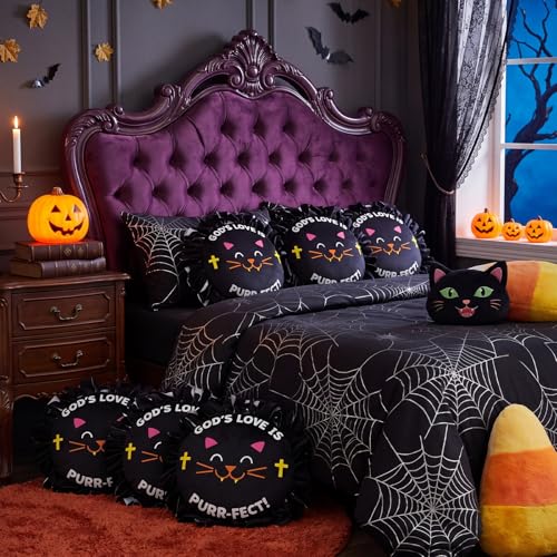 Weysat 6 Sets Halloween Religious Tied Pillow Craft Kit No Sew Craft - style: Halloween Religious