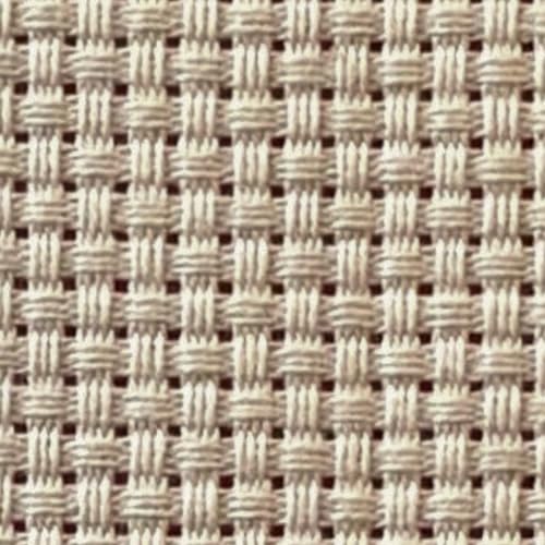 2 Sheets of Tan 11 Count Aida Cloth – 18 x 18 Inch Pre-Cut Fabric Squares – Cross Stitch Fabric – 100% Cotton – Ideal for Needlework & Embroidery – The Knotty Unicorn - color: Tan