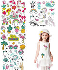 Kids Iron on Patches Appliques Stickers Summer Travel Series Cartoon Heat Transfer Stickers for Clothing, Jeans, Bag, Shoes,T-Shirt with A-Level Washable DIY 4PCS 60+ Patterns - color: Summer