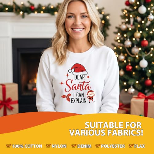 20Pcs Funny Christmas Iron on Transfer Dtf Transfers Ready to Press - color: Funny Christmas252