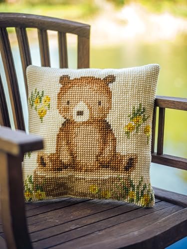 Vervaco Cross Stitch Cushion Forest Animals II Pattern 40 x 40 cm - color: multicolor