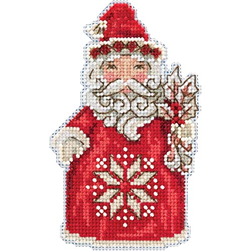 Nordic Santa Counted Cross Stitch Ornament Kit Mill Hill 2019 Jim Shore JS201911