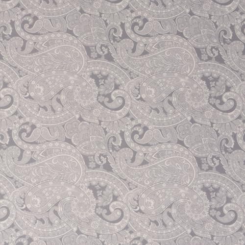 ROC-lon® 100% Cotton, 108" Wide, Preshrunk, Lightweight, Quilt Backing Fabric for Sewing and Craft Paisley Grey, Cut By Yard - color: Paisley Grey, size: Cut by the yard