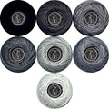 Soft 7 Colors Classic Crochet Thread 7 Pack,100% Cotton (Tin Color-414-5200) - color: Tin Color Series
