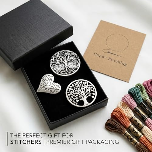 PARKUVALLEY Magnetic Needle Minder, 3pcs Tree of Life - size: 3pcs Tree of Life