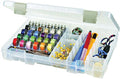 ArtBin 6911AB Sew-Lutions Bobbin/Supply Box Sewing Organizer, [1] Plastic Storage Case, Clear - size: Small - Single Pack, style: Bobbin Supply Box