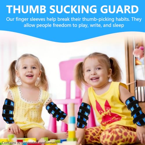 2PCS Thumb Sucking Guard, Thumb Guard for Thumb Sucking(Dinosaurs) - color: Dinosaurs