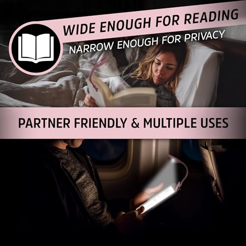 Energizer Flex-R LED Rechargeable Book Light for Reading in Bed, Reading Light with Warm LED Color, Long-Lasting and Lightweight, Pink - color: Pink