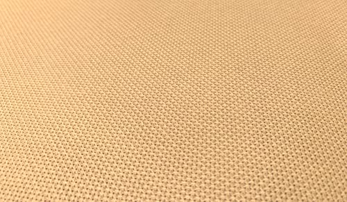 60 inch Tan 14 Count Aida Cloth Cross Stitch Fabric by The Yard - color: Tan