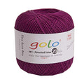 golo Crochet Thread Size 20 Yarn for Hand Knitting Pink Purple Yarn 191 - color: 191 Pink purple