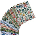 Fat Quarters Fabric Bundles Cotton Quilting Fabric, Morris Pattern A - color: Morris Pattern a