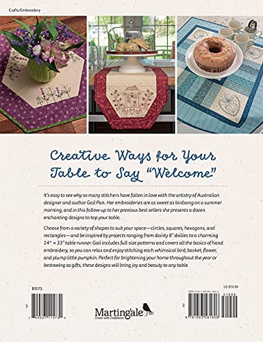 Tabletop Stitchery: Set Your Table with 12 Inviting Embroidery and Patchwork Patterns