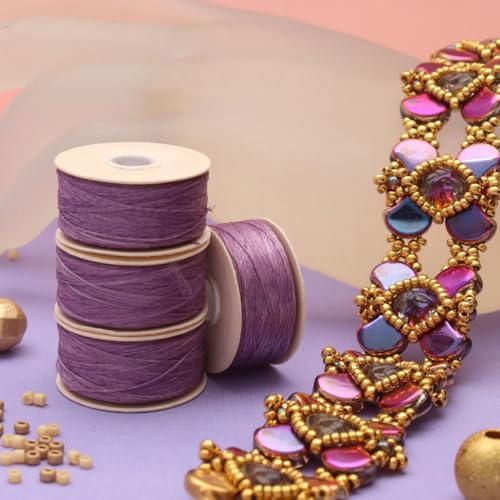The Beadsmith Nymo Thread, Made of Nylon - size: Size D, 64 Yards, style: Light Purple