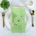 Lace Cloth Napkins, Cotton Gauze, Set of 4, 20x20 Inch,Lettuce Green - color: Lettuce Green Gauze, size: 20" x 20" (Set of 4)